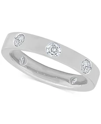 Diamond Bezel-Set Polished Band (3/4 ct. t.w.) 14k Gold
