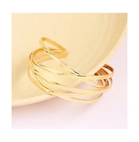 Sohi Women's Overlap Cuff Bracelet