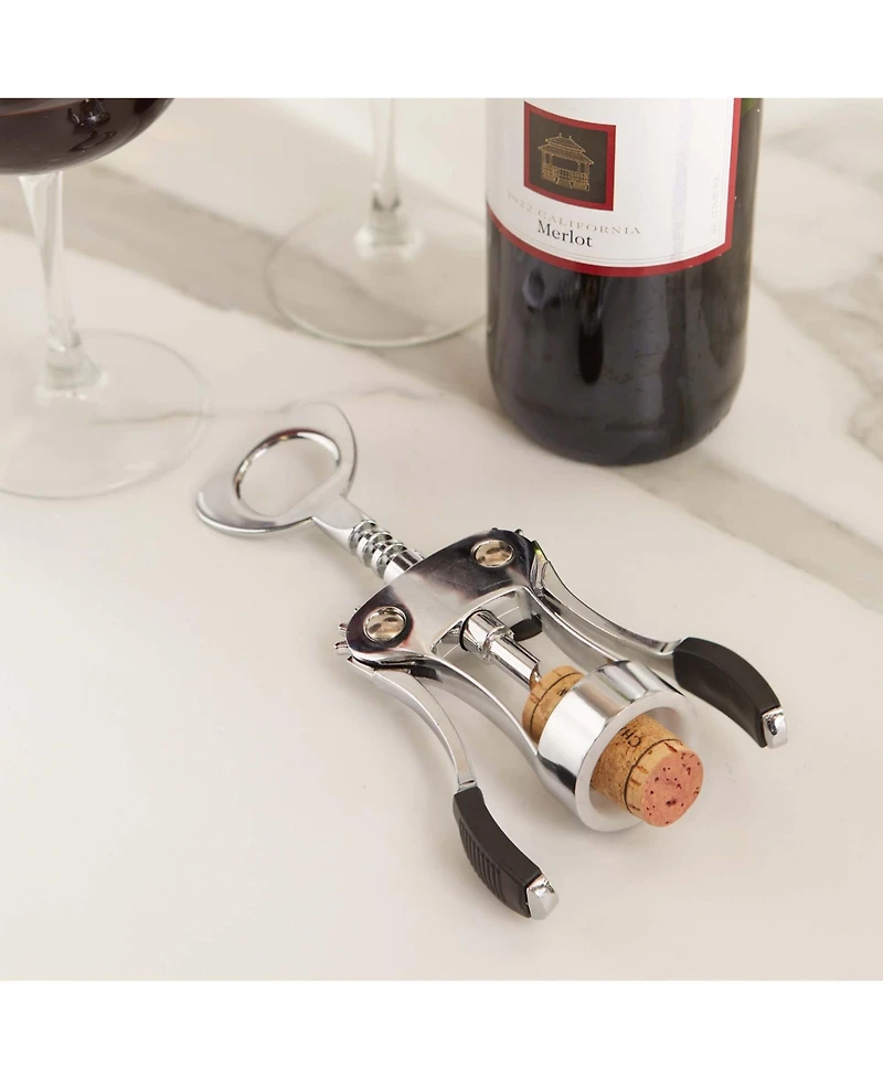 Rsvp International Winged Gear Driven Wine Opener 7x3x1.5"