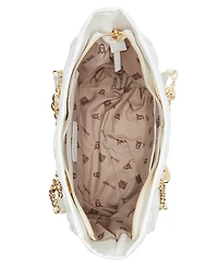 Steve Madden Katt Faux Leather Quilted Tote with Pouch