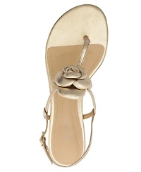 Arezzo Women's Ivory Flat Sandals