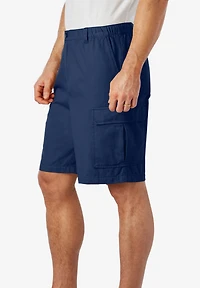 KingSize Big & Tall Knockarounds 8" Full-Elastic Cargo Shorts
