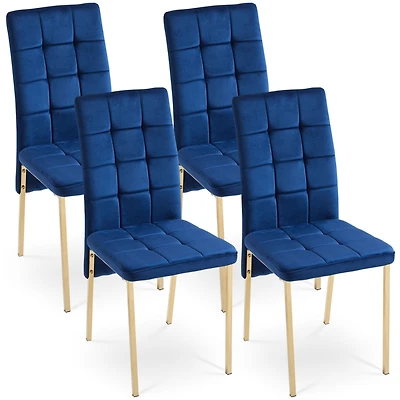 Streamdale Modern Velvet Nordic Dining Chair Set (4)