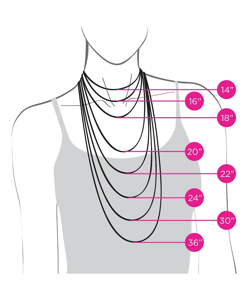 Bling Jewelry Minimalist Simple Wrap Cz By The Yard Tin Cup Chain Necklace 14K Gold Plated .925 Sterling Silver 36 Inch