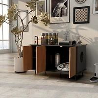 Streamdale Furniture Cat Litter Box Furniture, Enclosed and Stylish