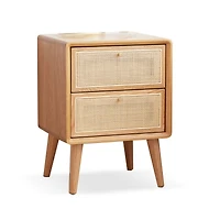 Streamdale Furniture Simple North American Oak Bedside Cabinet