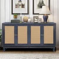Streamdale Furniture Rattan Sideboard, Storage Cabinet, Console Table