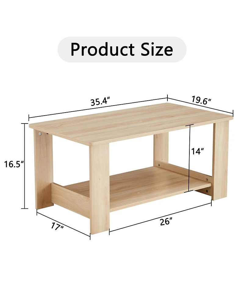 Streamdale Modern Rectangular Mdf Dining Table with Industrial Design