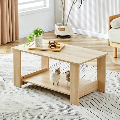Streamdale Modern Rectangular Mdf Dining Table with Industrial Design