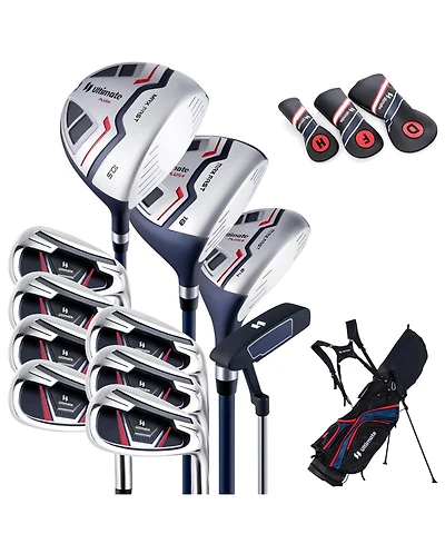 Costway Men's Complete Golf Club Set Package incl 460CC with Rain Hood