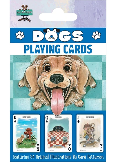 Masterpieces Dogs Playing Cards - 54 Card Deck for Adults