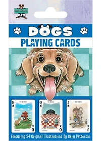 Masterpieces Dogs Playing Cards - 54 Card Deck for Adults