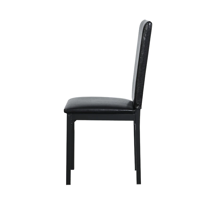 Simplie Fun 4-Piece Metal Frame Dining Seats