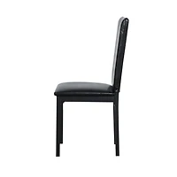 Simplie Fun 4-Piece Metal Frame Dining Seats