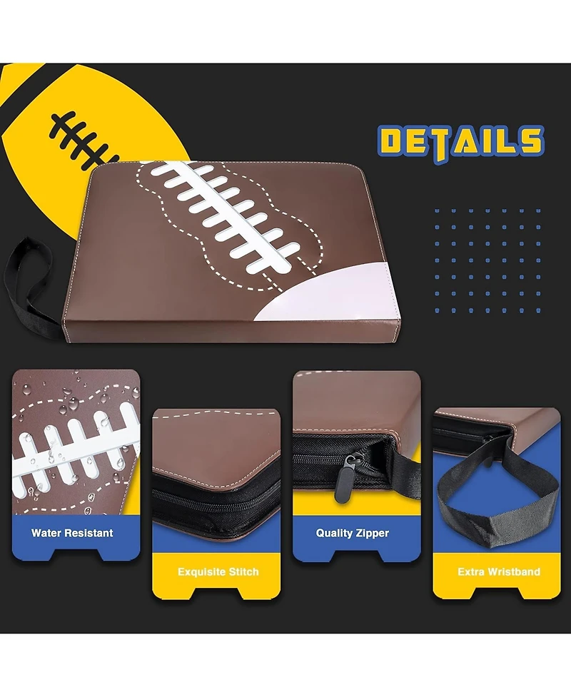 NeatoTek Waterproof 9-Pocket Trading Card Binder: 720 Pockets for Gaming Cards, Yugioh, Sports