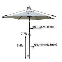 Streamdale 9FT Umbrella Frozen Dew