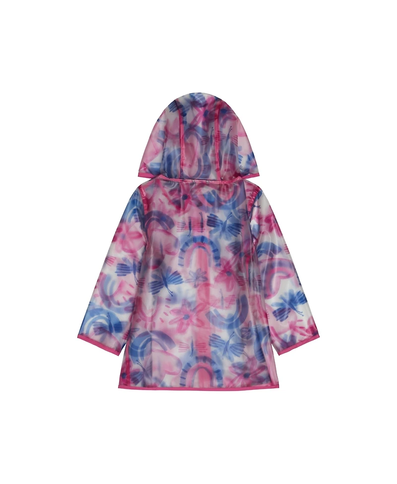 Carter's Toddler Girls Hooded Water-Resistant Printed Raincoat