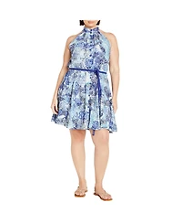 City Chic Women's Blushing Beauty Dress