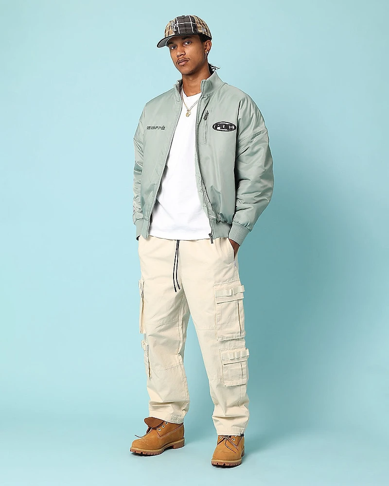 Carre Big Cat Bomber Jacket - XXXLarge, Green