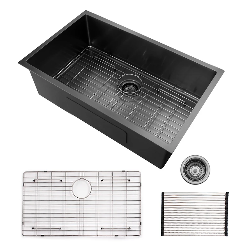 Streamdale Furniture 16 Gauge Stainless Steel Undermount Kitchen Sink