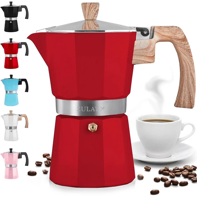 5.5 Cups Classic Stovetop Italian Style Espresso Maker Moka Pot