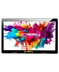 Linsay 10.1" Tablet Octa Core 128GB Premium Business Bundle with Keyboard case and Modern Briefcase Newest Android 14