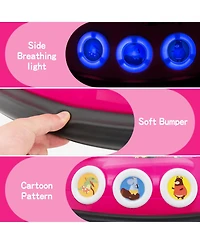Slickblue 12V Electric Ride On Car with Remote Control and Flashing Led Lights