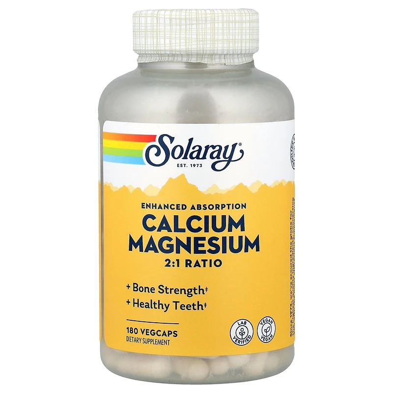 Solaray Calcium Magnesium 2:1 Ratio