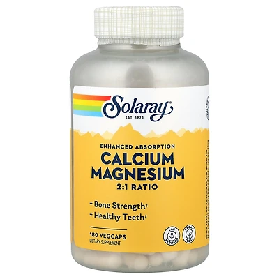Solaray Calcium Magnesium 2:1 Ratio