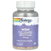 Solaray Msm with Turmeric Boswellia & Devil's Claw 750 mg