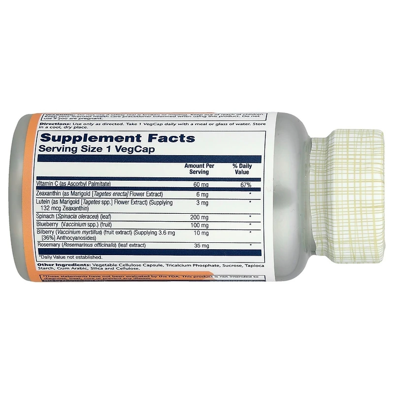 Solaray Ultra Zeaxanthin Eye Health Formula + Lutein