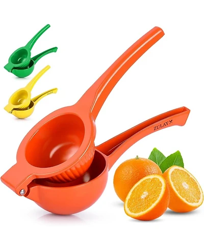 Premium Quality Metal Orange Squeezer, Citrus Juicer, Manual Press for Extracting the Most Juice Possible