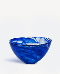 Kosta Boda 9.1" Contrast Blue Decor Bowl
