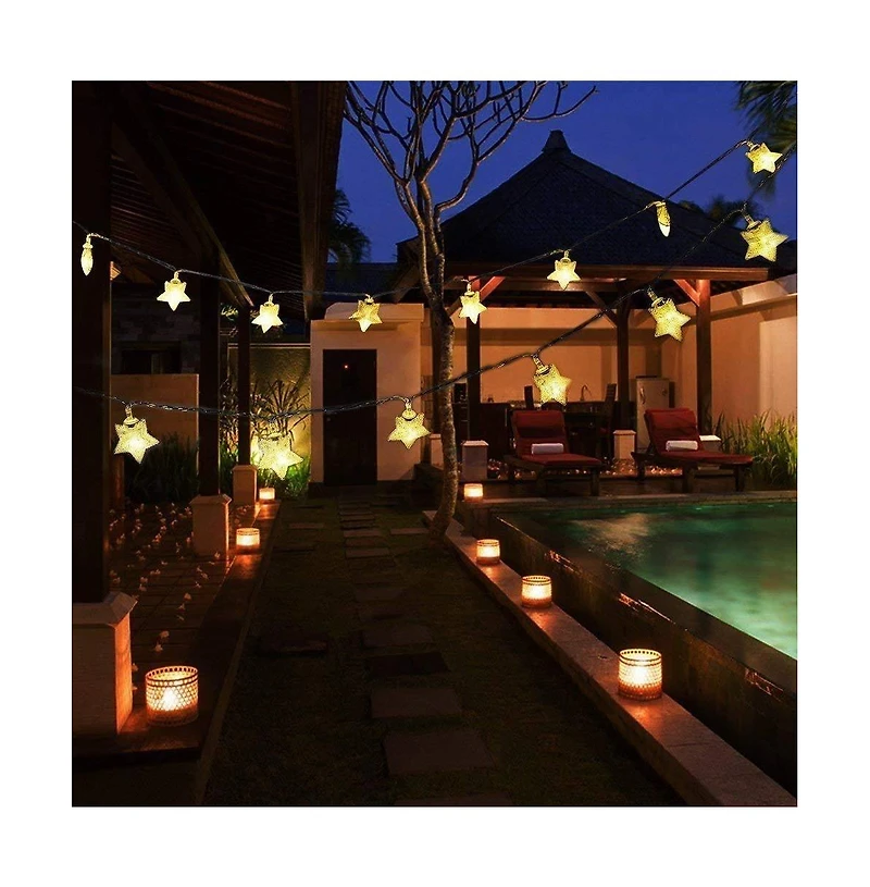 Twinkle Star String Lights Halloween Christmas Waterproof Decor