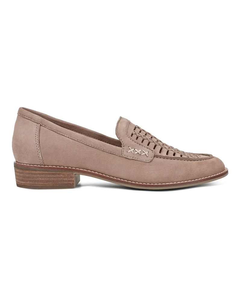 Earth Women's Elona Woven Slip-on Loafers