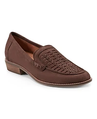 Earth Women's Elona Woven Slip-on Loafers