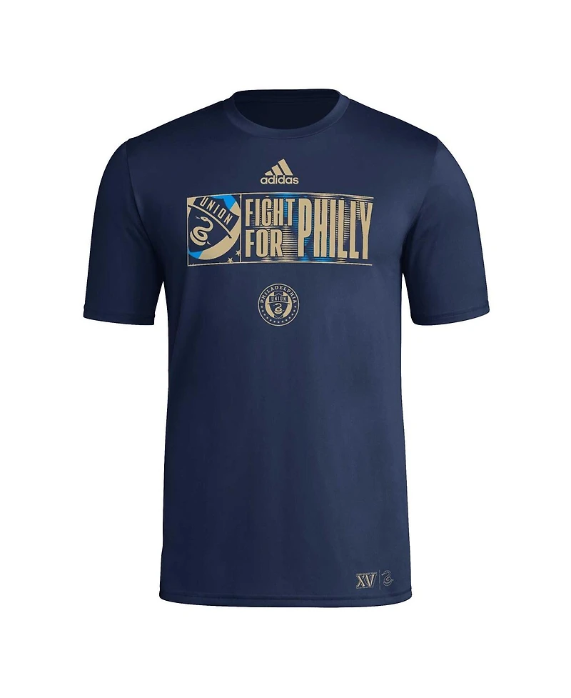 Adidas Men's Philadelphia Union 2024 Jersey Hook Aeroready T-Shirt