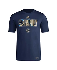 Adidas Men's Philadelphia Union 2024 Jersey Hook Aeroready T-Shirt