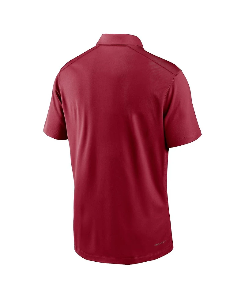 Nike Men's Cardinal Stanford 2024 Early Season Coaches Sideline Performance Polo