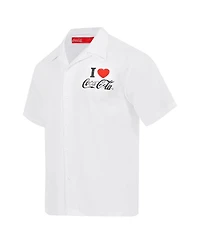 Freeze Max Men's Coca-Cola Ice Cold Coke Button-Up Shirt