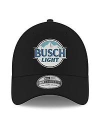 New Era Men's Black Ross Chastain Busch Light 39THIRTY Flex Hat
