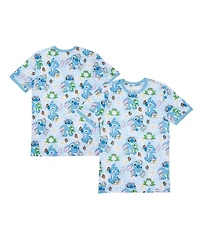 Loungefly Men's and Women's Light Lilo Stitch Springtime Daisy Allover Print T-Shirt
