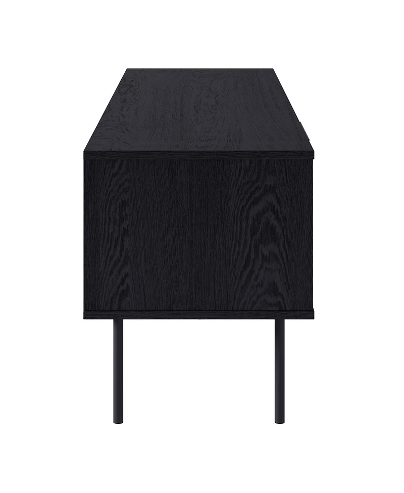 Amber & Emily Tv Stand with Fluted Doors for TVs up to 75"