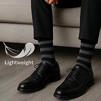 Alpine Swiss Men's Dress Socks 6 Pair Crew Sock Cotton for Men Solid Ribbed Argyle Pattern Multicolor Fun Designs