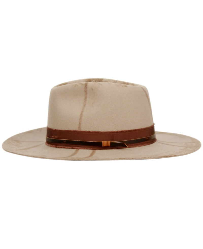 Angela & William Vintage-Like Felt Fedora Ranch Hat