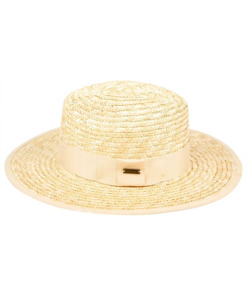 Angela & William Straw Panama Fedora Hat