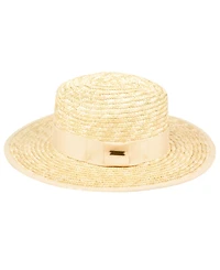 Angela & William Straw Panama Fedora Hat