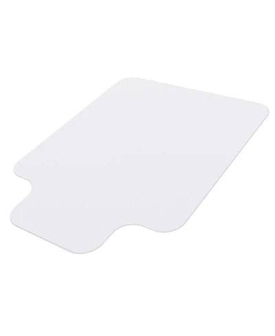 Yescom Clear Office Chair Mat for Hardwood 48" x 36" with Lip Pvc Floor Protector for Rolling Desk Chairs 1/16" Thickness