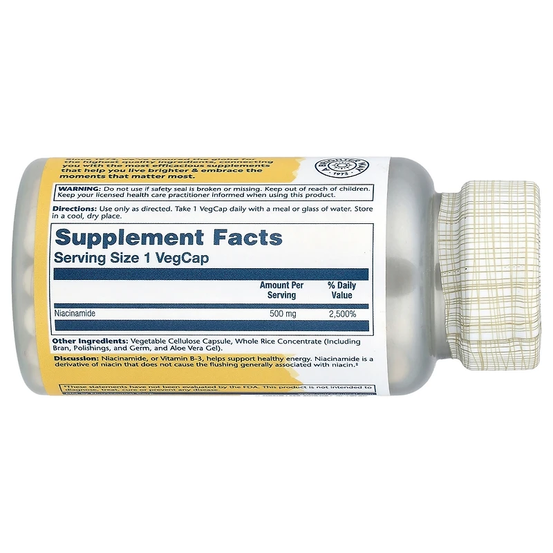 Solaray Niacinamide 500 mg