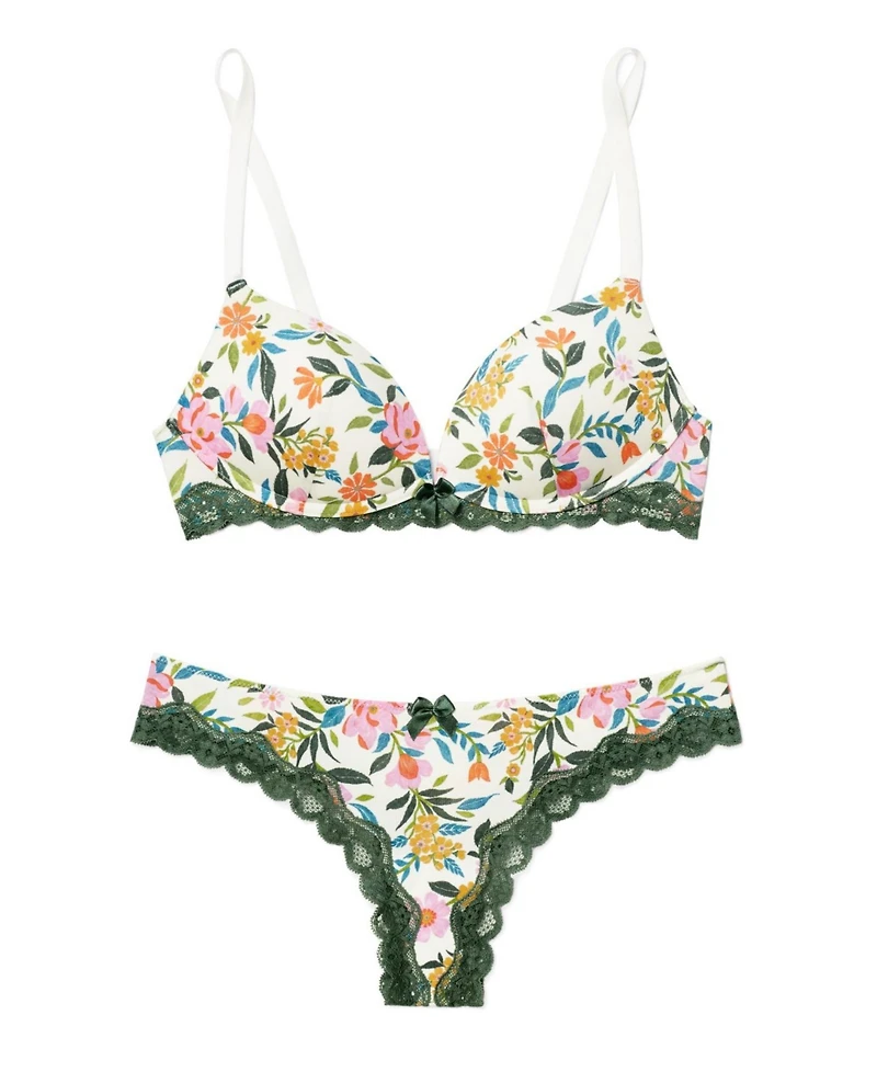 Adore Me Women's Shea Push Up Plunge Bra